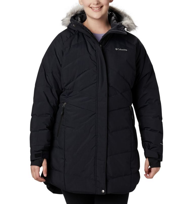Women\'s Columbia Lay D Down II Mid Jackets Black | Plus Size CA-HC106